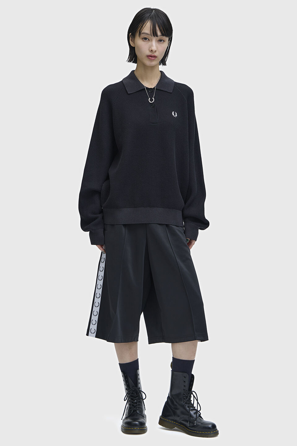 FRED PERRY 「Textured Knitted Shirt」|ポロシャツ|