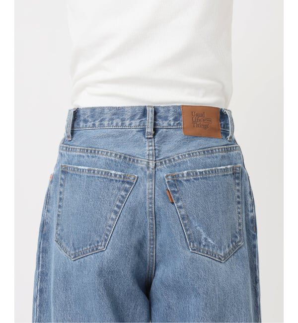 OUTDOOR PRODUCTS Usual Things「≪予約≫ULTデニムハイライズルーズスラッシュ5PKT」|デニム|