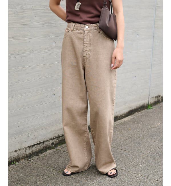 OUTDOOR PRODUCTS Usual Things「≪予約≫ULTフェードサマーハイライズルーズ5PKT」|デニム|キャメル