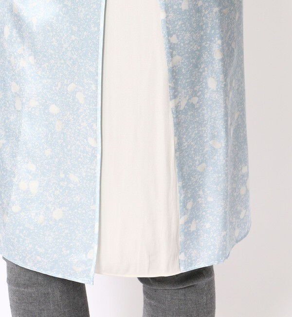 BACCA「ミネラルプリント ミディラップスカート」|スカート|