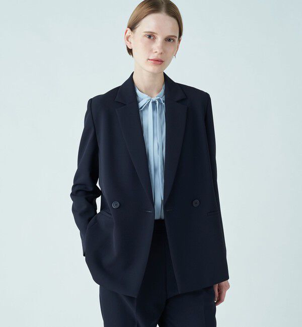 Ballsey「ドライダブルクロス ダブルブレストジャケット」|テーラードジャケット|