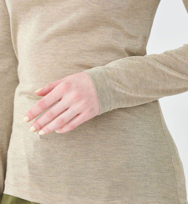 MACPHEE「スパークリング タートルネックプルオーバー」|Tシャツ・カットソー|