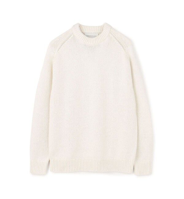 TOMORROWLAND MENS「マルベリーシルク クルーネックプルオーバー」|ニット・セーター|11 ホワイト