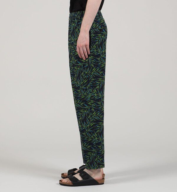 TOMORROWLAND MENS「コットン リーフプリント スリムテーパードイージーパンツ」|その他|