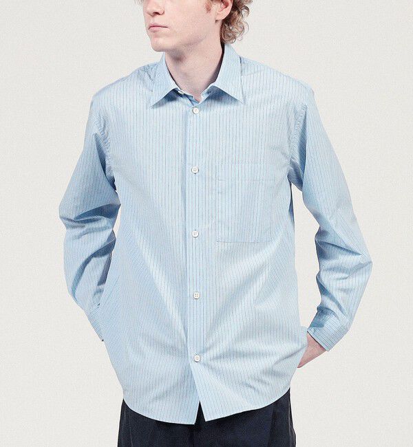 TOMORROWLAND MENS「ペーパーポプリン オーバーシャツ」|シャツ・ブラウス|