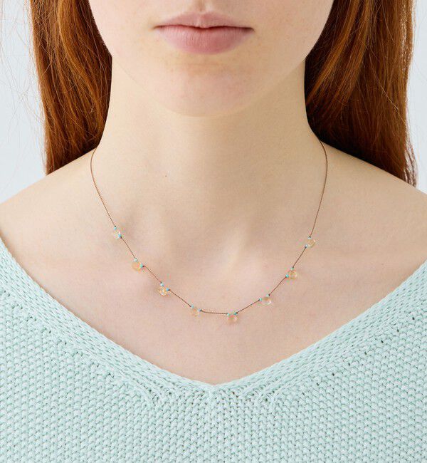 TOMORROWLAND GOODS「 SEE REAL FLOWERS CITRINE PETAL ネックレス」|ネックレス|