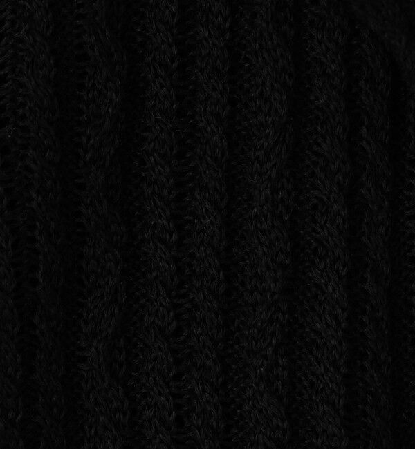 TOMORROWLAND MENS「プレミアムリネン ケーブルニットジャケット」|ニット・セーター|