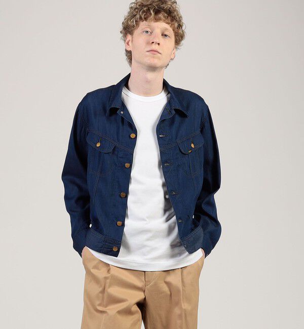 TOMORROWLAND MENS「【別注】Lee Westerner Jacket 3.2オンスデニム」|ブルゾン・スタジャン|