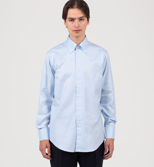 TOMORROWLAND MENS「100/2ギザコットン ロイヤルオックスフォード ボタンダウン ドレスシャツ」|シャツ・ブラウス|