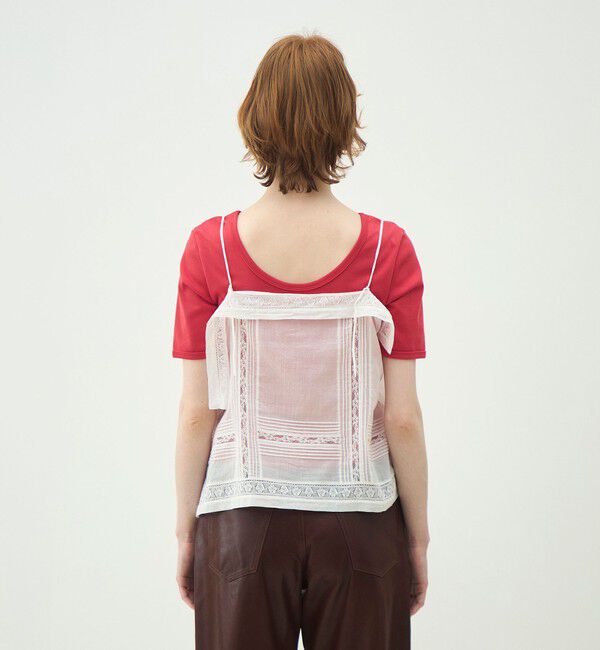 MACPHEE「ビンテージローン キャミソールブラウス」|キャミソール|