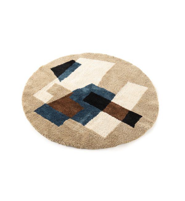 journal standard Furniture「《予約》GEOMETRIC RUG ROUND 140　ジオメトリックラグ」|その他|