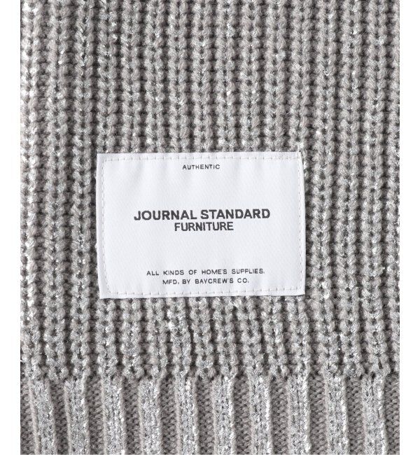 journal standard Furniture「SILVER PRINT KNIT CUSHION　クッションカバー 45cm」|クッション・クッションカバー|