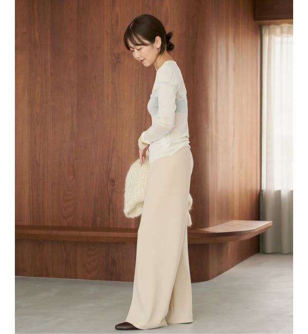 Plage「《追加》Flocky Mesh ロンT」|Tシャツ・カットソー|