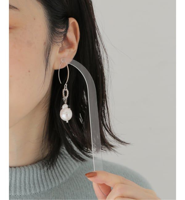 IENA LA BOUCLE「Y.A.Acc/ワイエーアク&times;LA BOUCLE別注 バロックパールピアス」|ピアス|