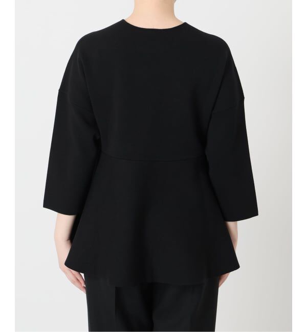 VERMEIL par iena「ペプラムダンボールプルオーバー」|ニット・セーター|