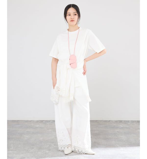 IENA「《予約》GGG/ジージージー CN PLEAT T Tシャツ 02-01-1868」|Tシャツ・カットソー|