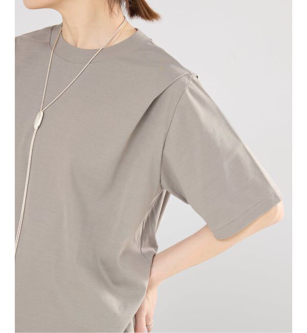 IENA「《予約》GGG/ジージージー CN PLEAT T Tシャツ 02-01-1868」|Tシャツ・カットソー|