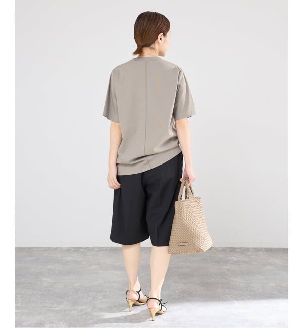 IENA「《予約》GGG/ジージージー CN PLEAT T Tシャツ 02-01-1868」|Tシャツ・カットソー|