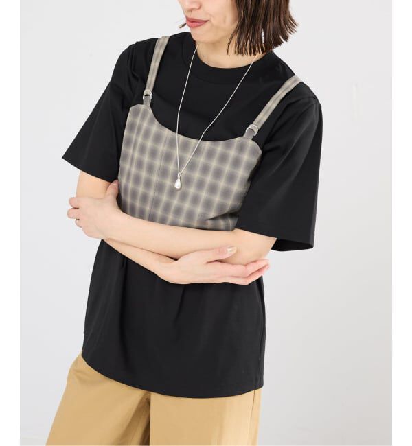 IENA「《予約》GGG/ジージージー CN PLEAT T Tシャツ 02-01-1868」|Tシャツ・カットソー|