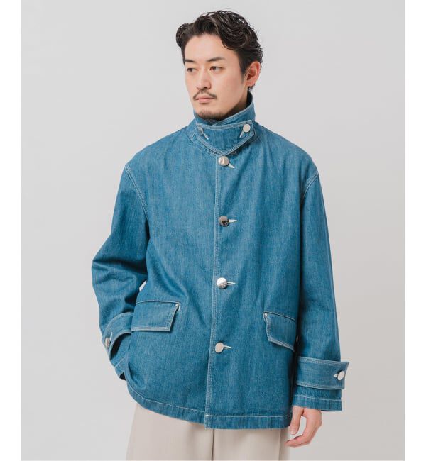 EDIFICE「MACKINTOSH(マッキントッシュ) 別注 HUMBIE デニム SHORT SL(ウォッシュ)」|デニムジャケット|