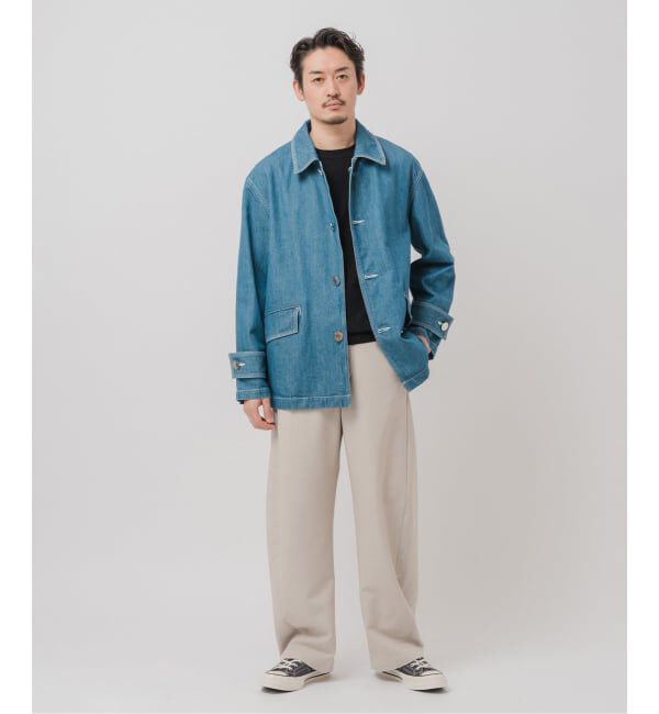 EDIFICE「MACKINTOSH(マッキントッシュ) 別注 HUMBIE デニム SHORT SL(ウォッシュ)」|デニムジャケット|