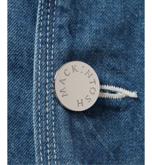 EDIFICE「MACKINTOSH(マッキントッシュ) 別注 HUMBIE デニム SHORT SL(ウォッシュ)」|デニムジャケット|