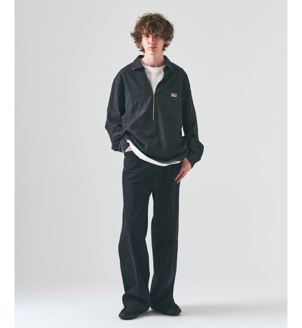 417 EDIFICE「【BEN DAVIS / ベンデイビス】417別注 Half Zip Shirt」|シャツ・ブラウス|