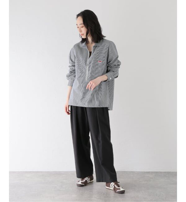 417 EDIFICE「【BEN DAVIS / ベンデイビス】417別注 Half Zip Shirt」|シャツ・ブラウス|