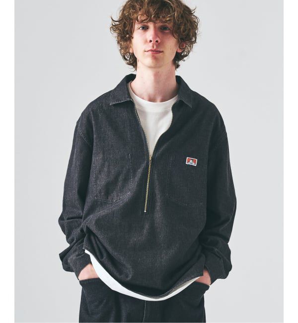417 EDIFICE「【BEN DAVIS / ベンデイビス】417別注 Half Zip Shirt」|シャツ・ブラウス|