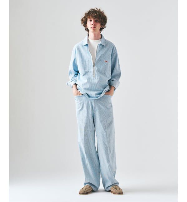 417 EDIFICE「【BEN DAVIS / ベンデイビス】417別注 Half Zip Shirt」|シャツ・ブラウス|