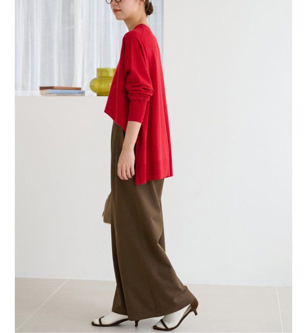 JOURNAL STANDARD relume「《追加5》ウォッシャブルサージストレッチタックワイドパンツ」|スラックス|