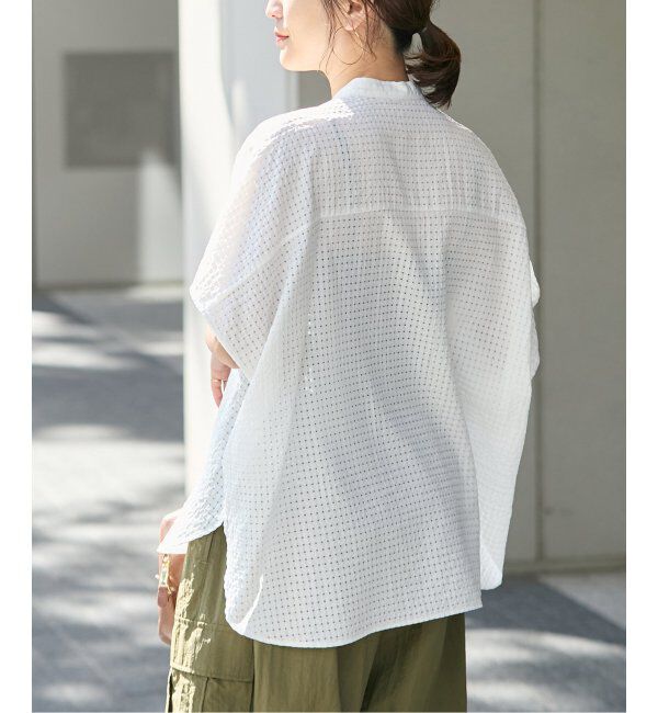 JOURNAL STANDARD「《追加2》シアーチェックポンチョブラウス」|シャツ・ブラウス|