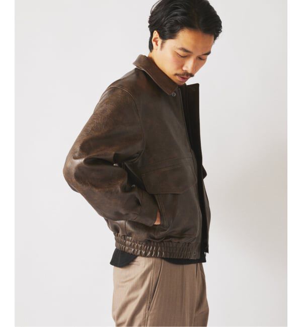 JOURNAL STANDARD relume「フェイクレザー フライトジャケット」|ミリタリージャケット|