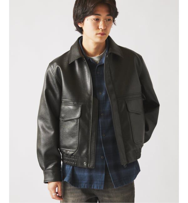 JOURNAL STANDARD relume「フェイクレザー フライトジャケット」|ミリタリージャケット|