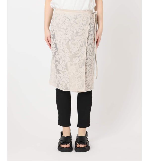 JOURNAL STANDARD「《WEB限定追加予約2》【osedit】エンブロイダリーオーガンジーラップスカート」|スカート|