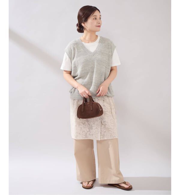 JOURNAL STANDARD「《WEB限定追加予約2》【osedit】エンブロイダリーオーガンジーラップスカート」|スカート|