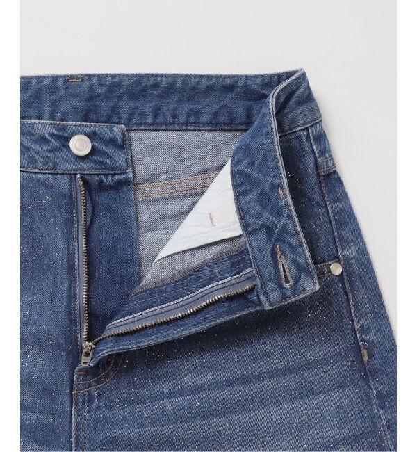 U by SPICK&SPAN「グリッタールーズバギーデニム」|デニム|