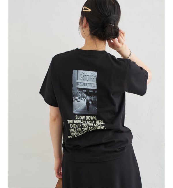 U by SPICK&SPAN「SCREEN STARS/スクリーンスターズ 別注フォトTEE」|Tシャツ・カットソー|ブラック