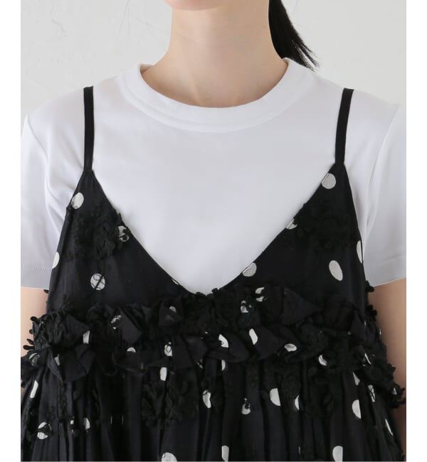 Spick and Span「《追加》crinkle crinkle crinkle 別注3D embroidery dot camisole*」|キャミソール|