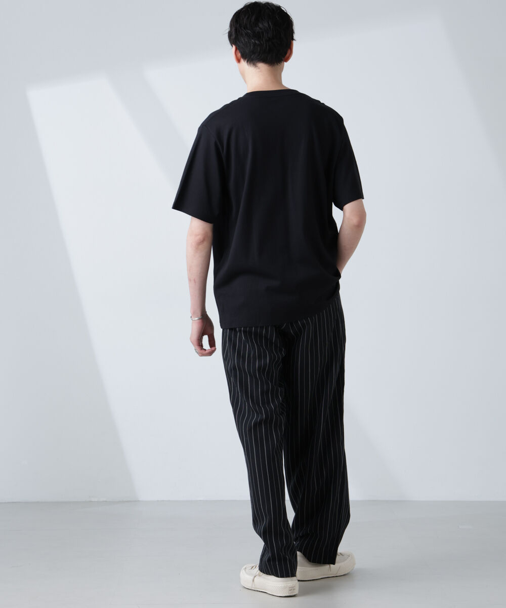 nano･universe「WEB限定/Anti Soaked(R) 汗染み防止 クルーネックレギュラーシルエットTシャツ」|Tシャツ・カットソー|