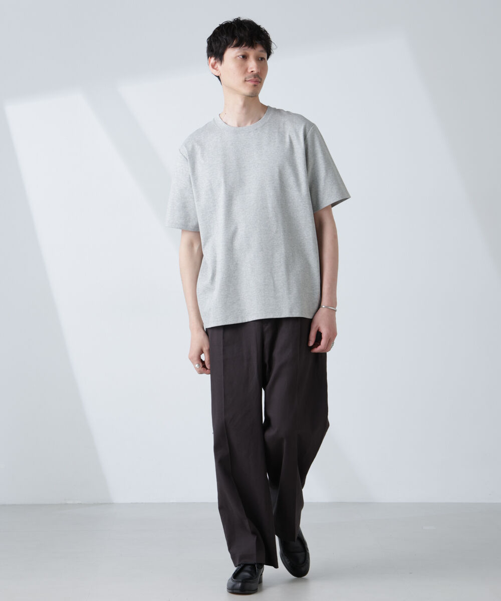 nano･universe「WEB限定/Anti Soaked(R) 汗染み防止 クルーネックレギュラーシルエットTシャツ」|Tシャツ・カットソー|