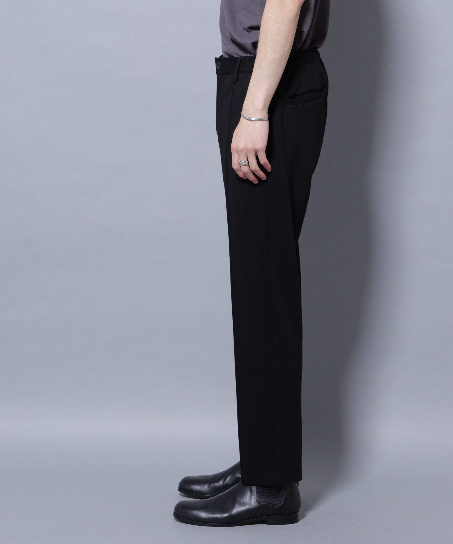 nano･universe「「モダンコンフォートシリーズ」スリムイージースラックス」|チノ|