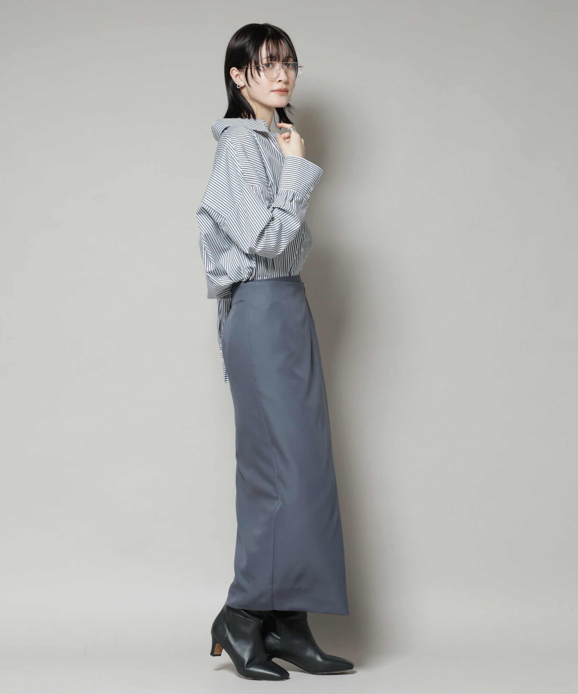 nano･universe「ラップ風スカート」|スカート|