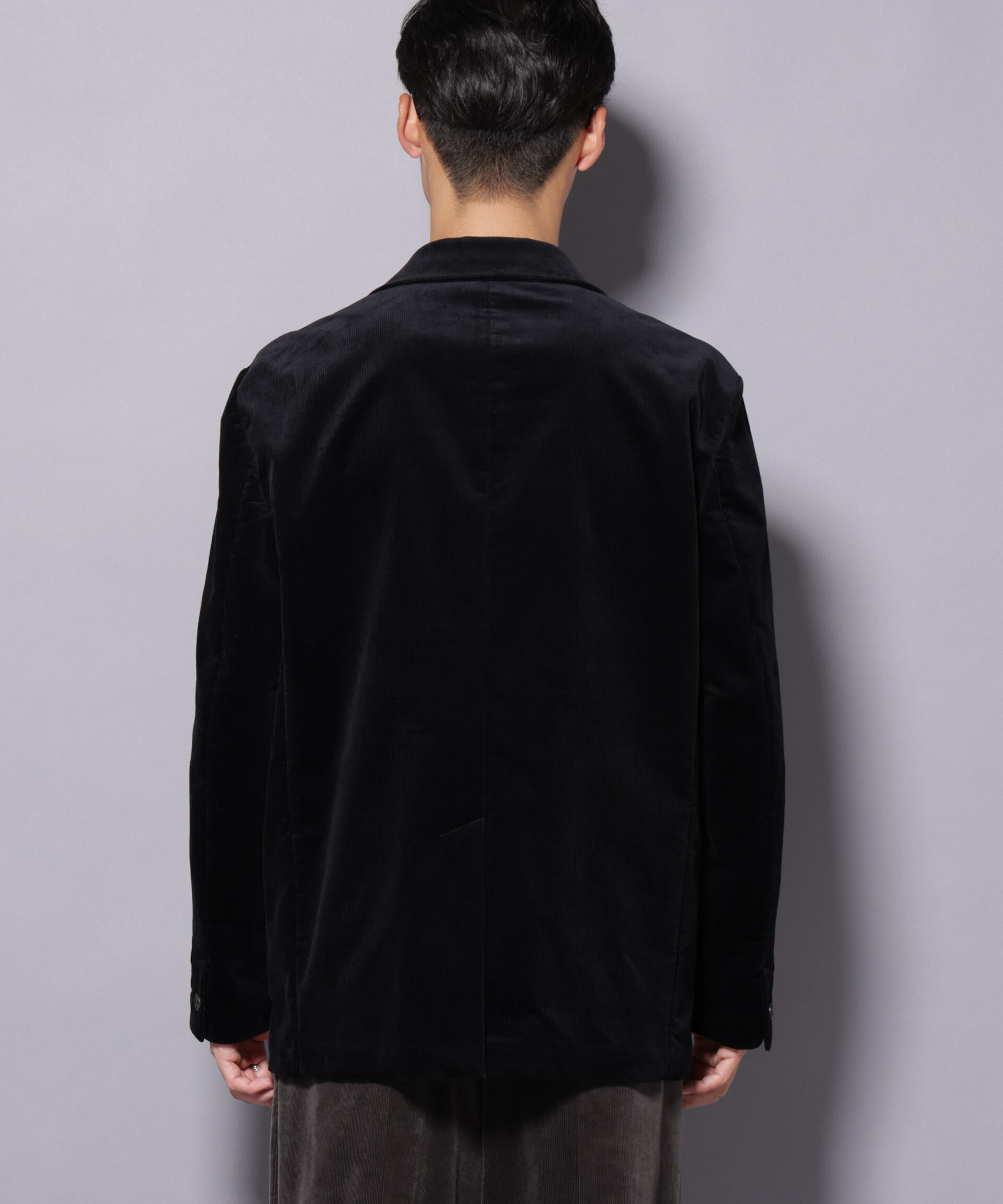 nano･universe「AIRコーデュロイ ダブルブレストジャケット/STRETCH（セットアップ可）」|テーラードジャケット|