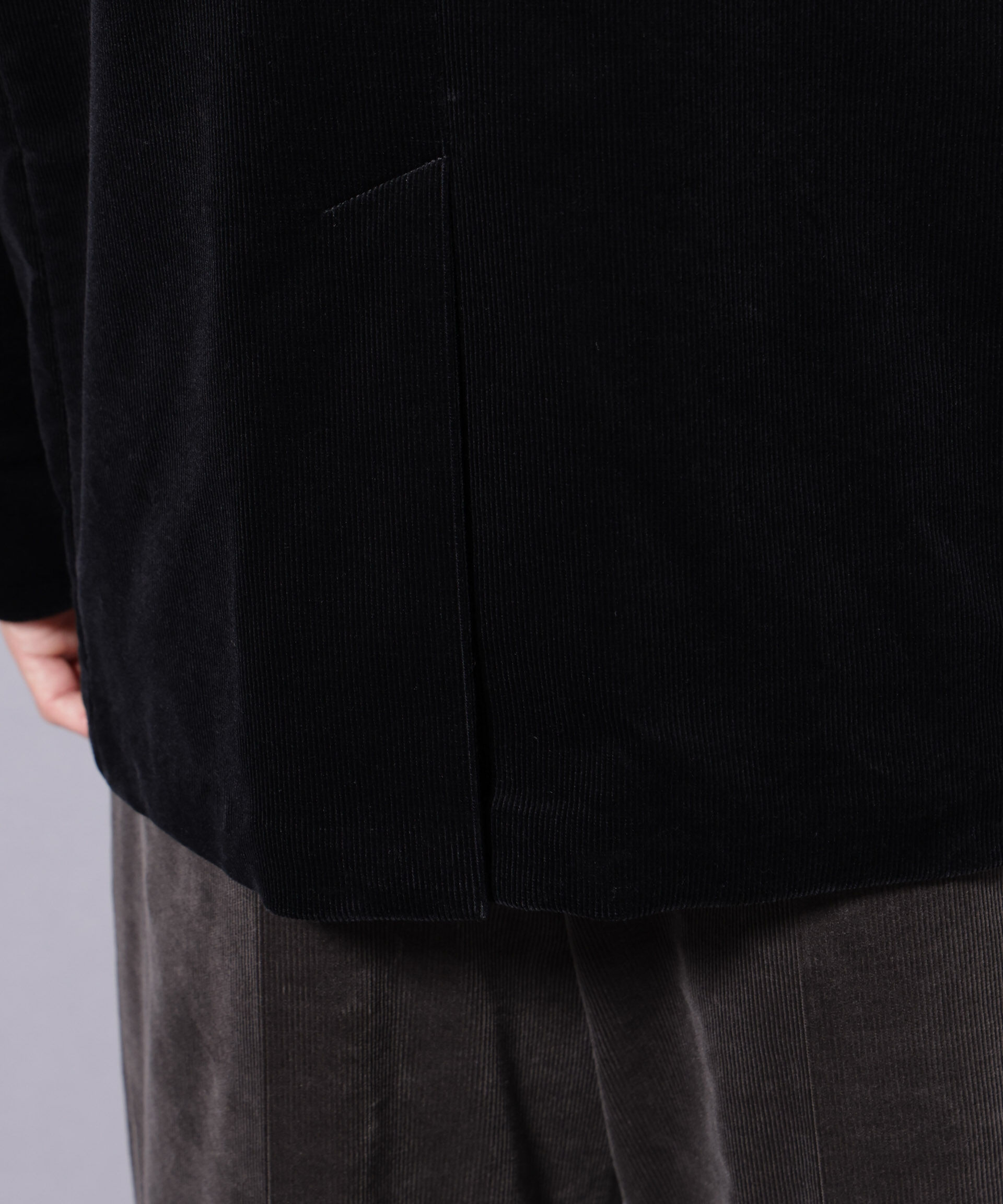 nano･universe「AIRコーデュロイ ダブルブレストジャケット/STRETCH（セットアップ可）」|テーラードジャケット|