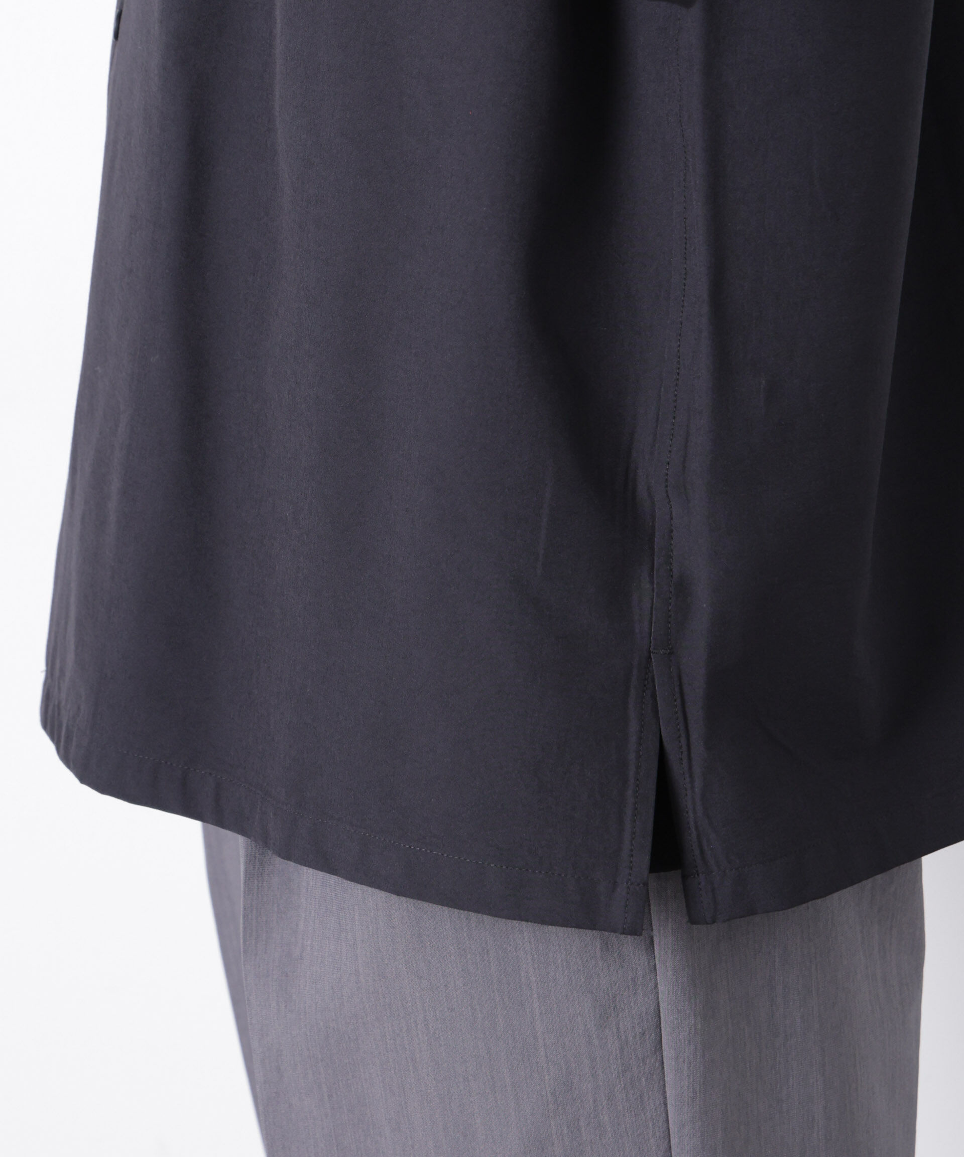 nano･universe「ストレッチワイド オープンカラーシャツ 半袖」|シャツ・ブラウス|