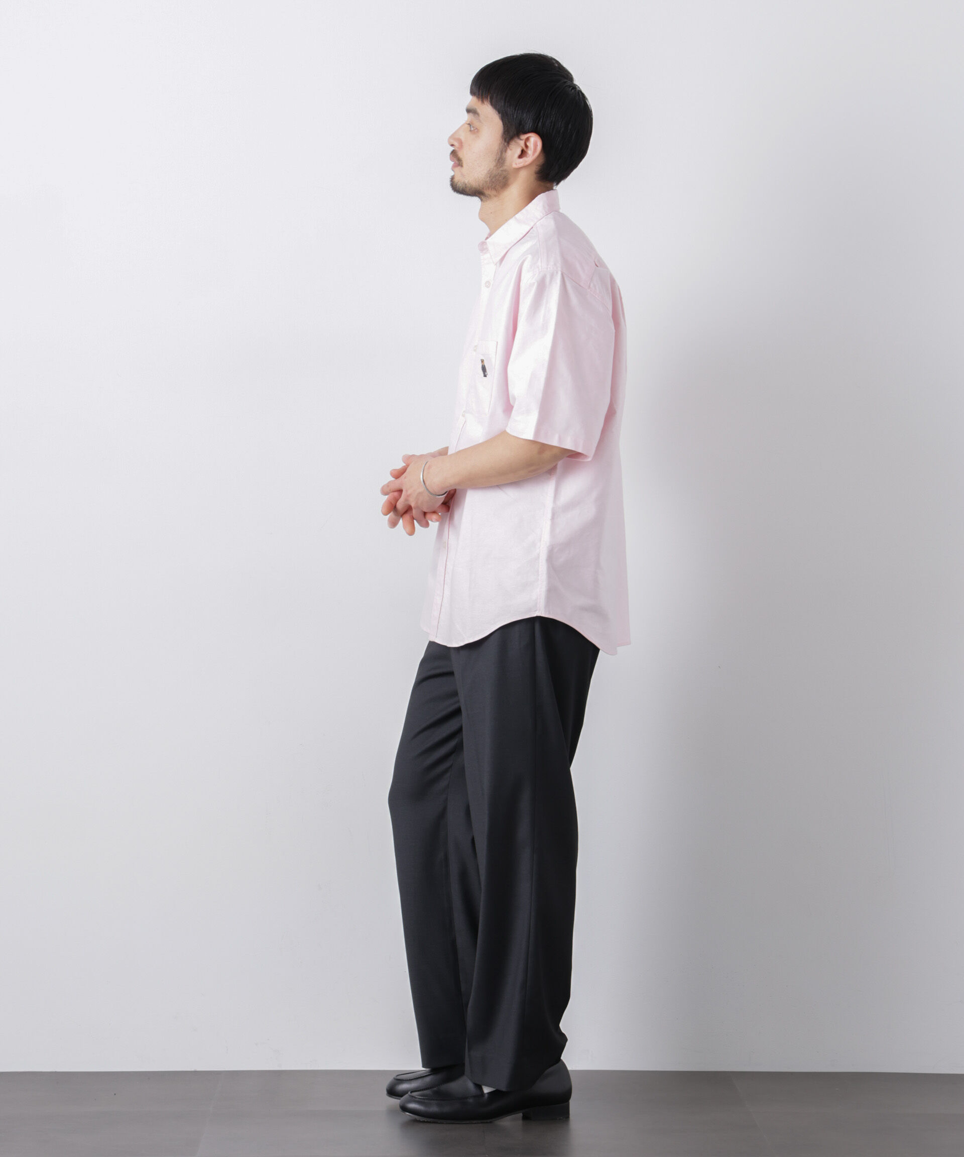 nano･universe「ナノベアOXシャツ 半袖」|シャツ・ブラウス|