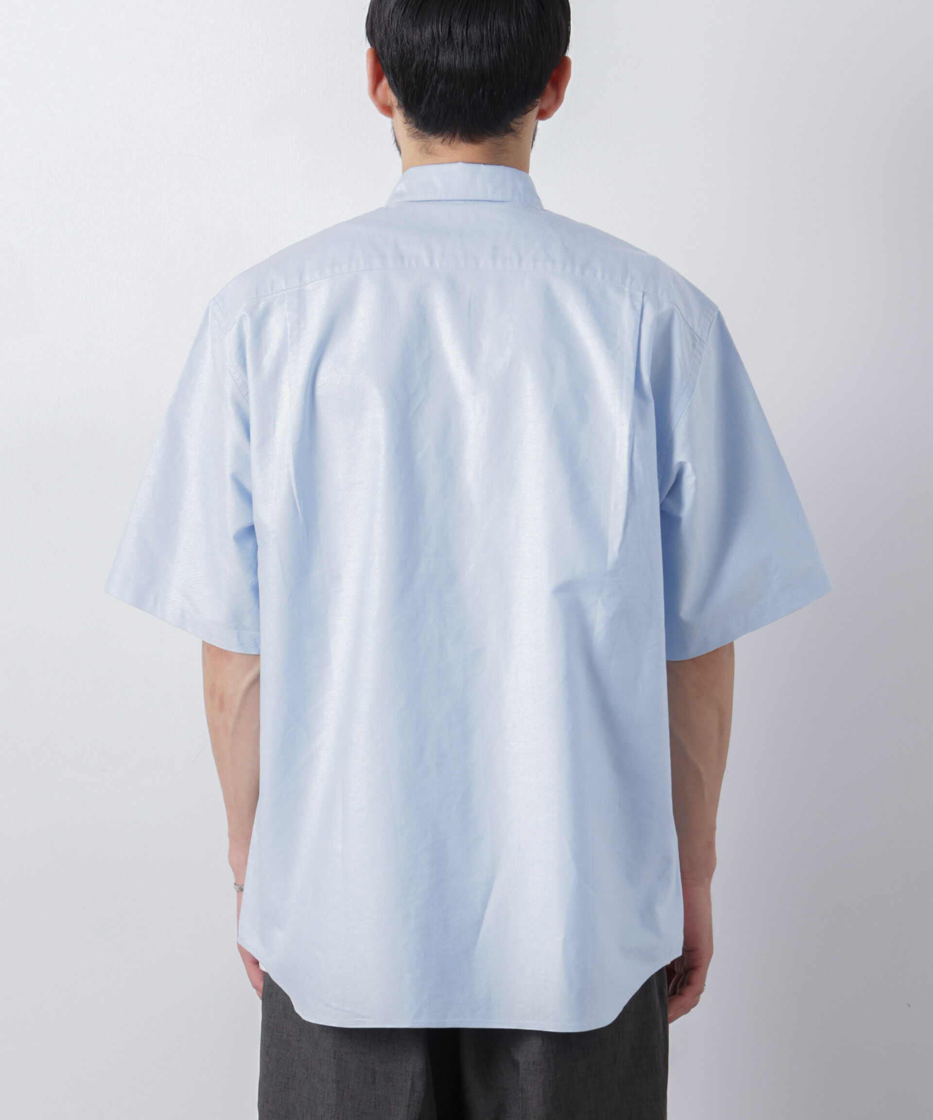 nano･universe「ナノベアOXシャツ 半袖」|シャツ・ブラウス|