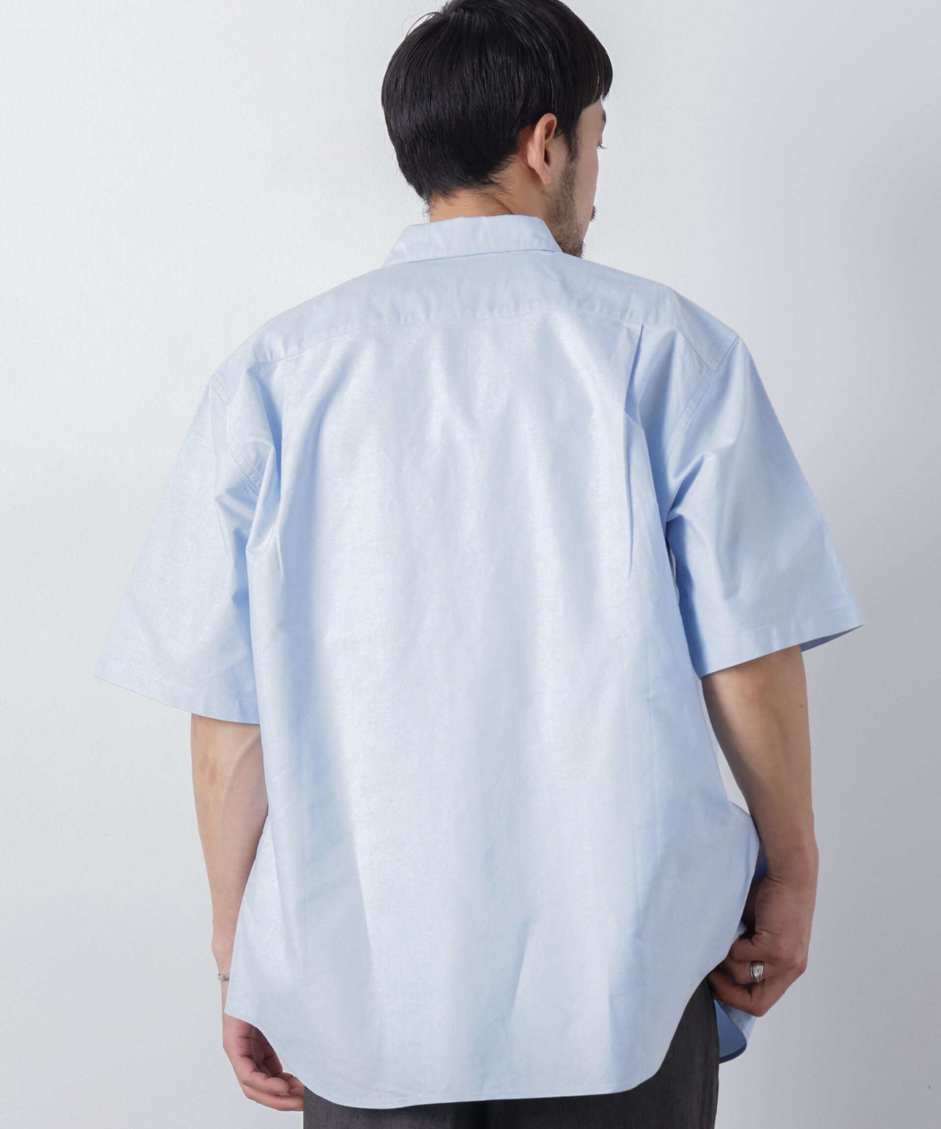 nano･universe「ナノベアOXシャツ 半袖」|シャツ・ブラウス|