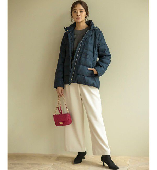 組曲「ライトタフタショートダウンコート」|ダウン|